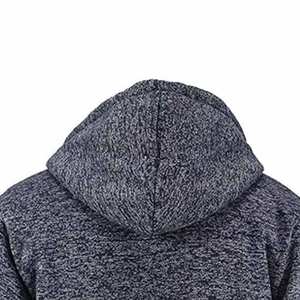 เสื้อฮู้ดมีซิปขนาดใหญ่พิเศษสำหรับผู้ชายเสื้อสเวตเชิ้ตมีซิปแนวสตรีทแวร์ผลิตในปากีสถานโลโก้ตามสั่ง - Product Image 4