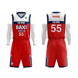 Fait sur mesure 100% polyester respirant imprimé vêtements de sport de qualité supérieure formation basket-ball uniforme haute demande ensembles d'équipe - Product Image 5
