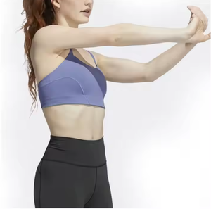 Top Trending Alta calidad Transpirable Alto apoyo Ecológico Sujetador deportivo de secado rápido Mujer Yoga Fitness Gym Wear - Product Image 4