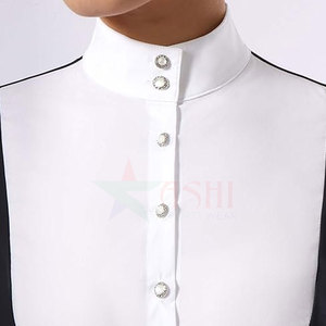 Camisa de Equitación Profesional para Mujer, Transpirable, Absorbente de Humedad, Impermeable, Cortavientos, de Spandex/Poliéster - Product Image 4