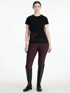 Top OEM para montar a caballo para mujer, venta al por mayor, material técnico avanzado, modelado ergonómico de humedad, ropa de espectáculo ecuestre ajustada - Product Image 6