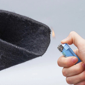 Tissu en feutre polyester aiguilleté automobile gris 280 GSM, imperméable, pour tapis de coffre de voiture, largeur 58/60 pouces - Product Image 3