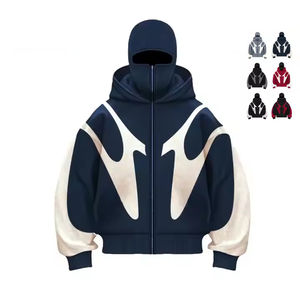 Sudadera con capucha personalizada con hombros caídos para hombre, sudaderas con capucha lisas en blanco de peso pesado, ropa de calle, Jersey sólido de peso pesado, sudaderas con capucha desgastadas - Product Image 1