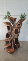 Arbre à chat unique et moderne en FRP de luxe - Léger, imperméable, décoration naturelle pour la maison et le jardin, idéal pour Diwali, anniversaire, salon KNT