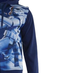 Sudadera con Capucha Personalizada de Alta Calidad para Hombre, Mezcla de Algodón y Poliéster, Cierre Duradero, Secado Rápido, Sublimación 3D con Impresión Completa - Product Image 5