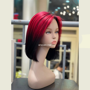 Perruque en cheveux vietnamiens bruts utilisant la technique slave pour les perruques en cheveux humains, dentelle frontale sans colle, vente en gros pour les fournisseurs - Product Image 5