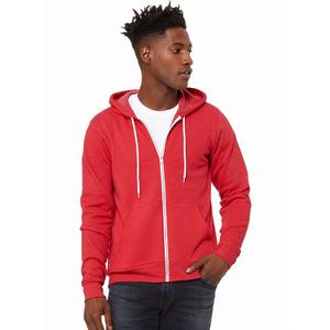 Wholesale Plain Man Blank Cotton <b>White</b> Zipper <b>Sweatshirt</b> Hooded Fashion 100% Organic Cotton Fleece <b>Men</b> Sustainable Hoodie - Product Image 1