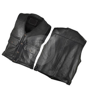 Gilet en cuir respirant décontracté pour hommes pour l'hiver Nouveau en stock Service OEM pour vêtements d'extérieur - Product Image 6
