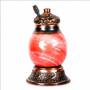 Chicha Farida de luxe en marbre laqué, modèle mini droit, pour fumer la chicha - Product Image 4