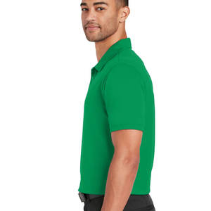 Polo de ajuste moderno personalizado 100% algodón Colorblock - Product Image 6