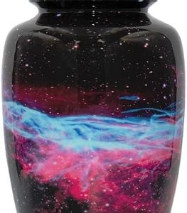 Urne de crémation humaine de grande taille de voie lactée de galaxie cosmique avec le sac de velours - Product Image 4