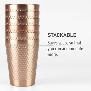 Tasses en aluminium en métal de haute qualité gobelet martelé gobelets d'eau à boisson froide fabriqués à la main pour Cocktail boisson bière Bar fête Gifts16oz - Product Image 6