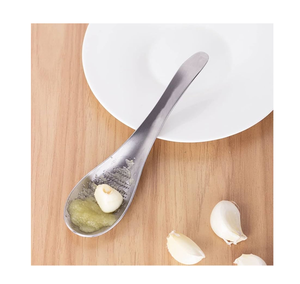 Broyeur d'ail cuillère en acier inoxydable Outils de cuisine ménagers multifonctions Broyeur de gingembre en acier inoxydable - Product Image 4