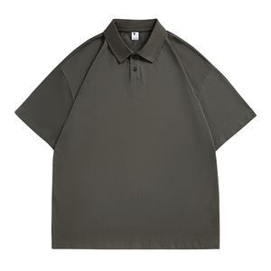 JAC22 DK7180 Chemise en tricot à manches courtes 100% coton pour hommes Pure Cotton Anti-Pilling Feature Solid Pattern Printed Collar Design - Product Image 5