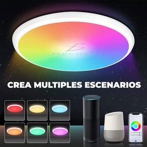 Lampada da Soffitto LED RGB 24W Intelligente con Wi-Fi per Casa - Product Image 4