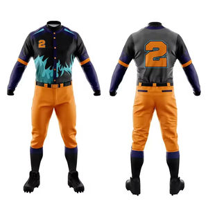 Nouveau style personnalisé uniforme de baseball de haute qualité sur mesure vêtements de baseball et de softball 100% uniforme de baseball en polyester - Product Image 1