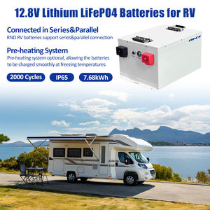 แบตเตอรี่ลิเธียม LiFePO4 12.8V 600Ah จากโรงงาน RND สำหรับรถบ้าน RV ระบบพลังงานแสงอาทิตย์แบบ Deep Cycle ระดับการป้องกัน IP65 ใช้งานได้ 2000 รอบ พร้อมการรับประกัน 3 ปี - Product Image 2