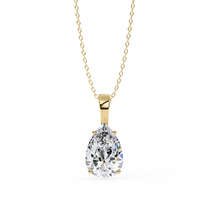 18K Gold Pendant with Fabulous Lab Grown Diamond Diamond Pendants & Charms - Product Image 1