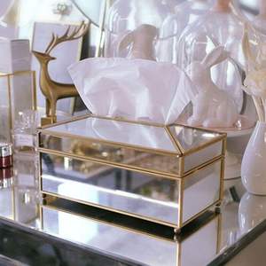 Joyero de latón y vidrio de calidad de exportación Diseño personalizado Joyero de vidrio y latón hecho a mano Exportador al por mayor - Product Image 6