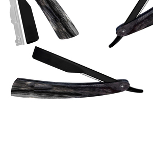 Le rasoir de barbier professionnel en bois à bord droit Monarch-Shavette à gorge coupée de qualité salon - Product Image 5