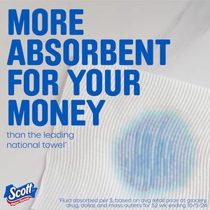 Scott <b>Paper</b> <b>Towels</b>, Choose-A-Sheet, 6 Double <b>Rolls</b> = 12 Regular <b>Rolls</b> (100 Sheets Per <b>Roll</b>) - Product Image 3