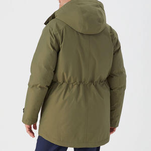 Manteau d'hiver long pour hommes Parka coupe-vent épais et chaud avec capuche Veste parka d'hiver de haute qualité pour hommes - Product Image 2