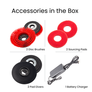 Lavasciuga Pavimenti Manuale Sm430, 17 Pollici, 350 Giri/min, Batteria 36V, 2 Ore di Autonomia, 936 m²/h, Pulizia Senza Risciacquo - Product Image 5