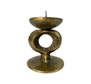 Bougeoir en métal de style contemporain élégant bougeoir décoratif intérieur pour la maison mariage pièce maîtresse de table de pâques - Product Image 1
