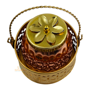 Iron Printed Pichwai Design Dry <b>Fruit</b> Jar Festive Food Storage & Container <b>for</b> <b>Gifting</b> - Product Image 4