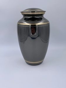 Brass Silver And <b>Cream</b> Tasty Brushstrokes Adult Ashes Cremation Urns Weighted Urn Funeral Memorial - Product Image 5