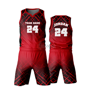 Uniforme de basket-ball d'été personnalisé de haute qualité pour hommes Nouveau design Vêtements de sport respirants Ensembles d'illusion sublimés pour adultes - Product Image 3