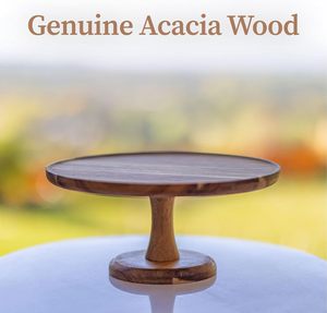 Multipurpose <b>Wood</b> <b>Cake</b> <b>Stand</b> for Perfect Decoration Accents for Farmhouse Decor Perfect for Wedding and Event Dessert Display - Product Image 2