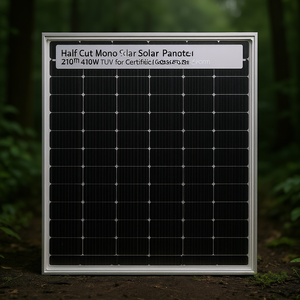 Panneau solaire monocristallin demi-coupé 210 mm 410 W TUV certifié avec face en verre - Product Image 3