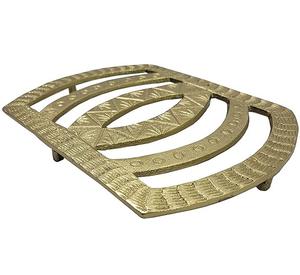 Salvamanteles de aluminio Salvamanteles de metal decorativo para ollas calientes y sartenes y platos - Product Image 1