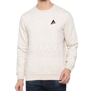 Fabricante de alta moda de los hombres sudaderas de invierno ropa de calle patrón sólido liso teñido sudaderas - Product Image 1