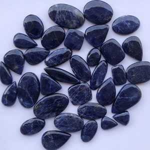 หินอัญมณีธรรมชาติ AAA + Sodalite Cabochon ผสมรูปร่างและขนาดเป็นคู่อัญมณีธรรมชาติสำหรับทำเครื่องประดับคุณภาพดีที่สุด - Product Image 4