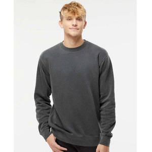 เสื้อสเวตเตอร์คอกลมสำหรับผู้ชายผ้าคอตตอน100% มีฮู้ดปักลาย - Product Image 1