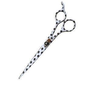 Ciseaux de toilettage pour cheveux enduits de papier de conception de pied d'animal de meilleure qualité avec vis réglable et silencieux - Product Image 4