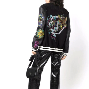 2023 chaquetas profesionales de alta calidad Premium Varsity diseño único soporte de manga de cuero cómodo elegante invierno al por mayor - Product Image 3