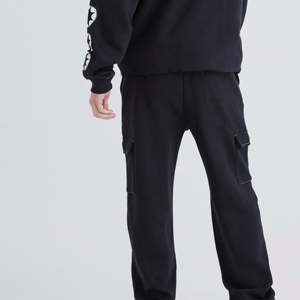 Ensemble de survêtement pour homme en molleton 100% coton respirant imprimé à carreaux, design 2 en 1, taille élastique, sweat-shirt et pantalon - Product Image 3