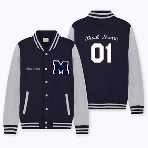 Unisex Vintage <b>Retro</b> Baseball Cropped Varsity <b>Jacket</b> for Men Stand Custom LOGO Letterman Chenille Embroidery Patch Men's - Product Image 6