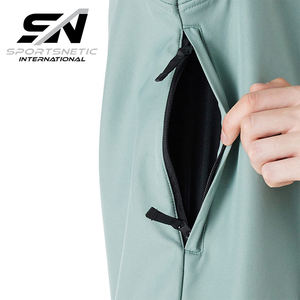 Veste de ski unisexe de haute qualité en gros, respirante, en toile, décontractée, imperméable, coupe-vent, softshell, sweat à capuche pour snowboard - Product Image 6