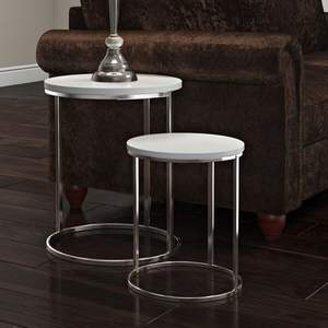 Mesa auxiliar de hierro forjado resistente y duradera con artesanía de estilo victoriano adornado para un aspecto interior clásico atemporal - Product Image 3