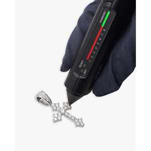 จี้รูปกางเขนทอง 14K ประดับโมอิสซาไนต์ ดีไซน์หรูหราและสง่างาม - Product Image 4