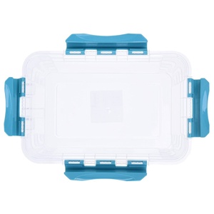 Contenitore da 4,2 litri, coperchio con maniglia, 29x19x12,4, collezione Hubert blue - Product Image 2