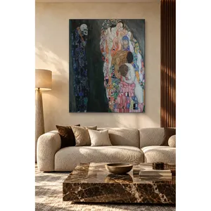 Impresión en Lienzo de Fida Klimt: Muerte y Vida - Product Image 5