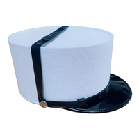 ALLEMAND WW2 M43 FIELD VISOR CAP LAINE GRISE KEPI AVEC INSIGNES