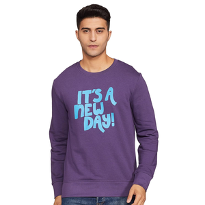 La mejor venta 100% algodón personalizable calidad de exportación precio barato impreso cuello redondo Slim Fit sudadera de hombres de Bangladesh - Product Image 1