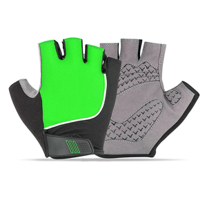 Gants demi-doigts personnalisés pour hommes Gants de vélo de montagne antichoc et respirant Gants de vélo de montagne Gants de cyclisme unisexes de sport - Product Image 4