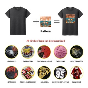 T-shirt vintage à col rond 4XL personnalisé de grande taille en jersey ciré respirant effet délavé à l'acide pierre courte surdimensionné solide vente en gros - Product Image 6